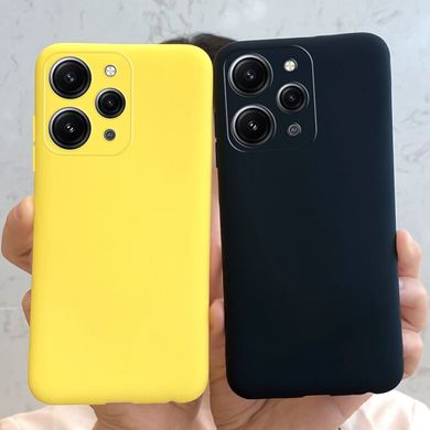 Силиконовый TPU чехол для Xiaomi Redmi 12 - Yellow