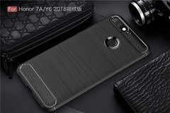 Захисний чохол Hybrid Carbon для Huawei Honor 7C - Black