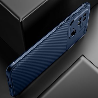 Защитный чехол Hybrid Carbon для Xiaomi Redmi 10С - Navy Blue