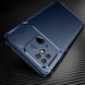 Защитный чехол Hybrid Carbon для Xiaomi Redmi 10С - Navy Blue (14925). Фото 3 из 10
