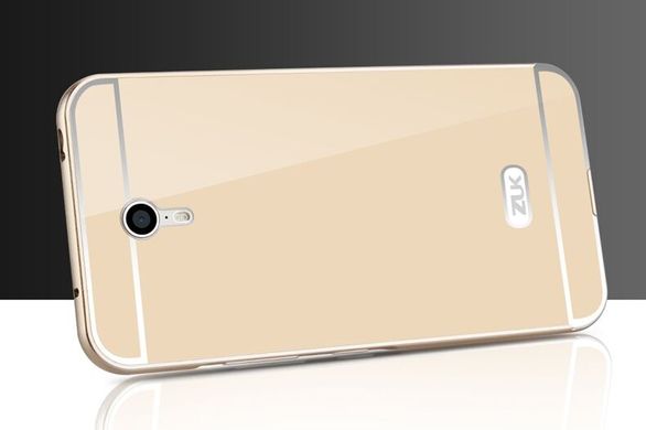 Металлический чехол для Lenovo ZUK Z1 "золотой зеркальный"