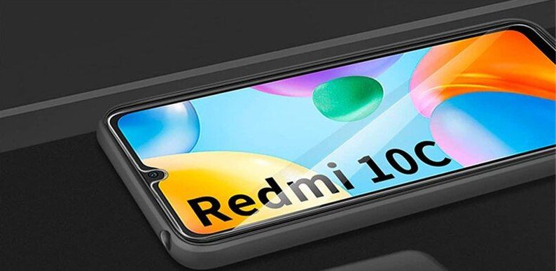 Силиконовый TPU чехол для Xiaomi Redmi 10C - Navy Blue Full Camera