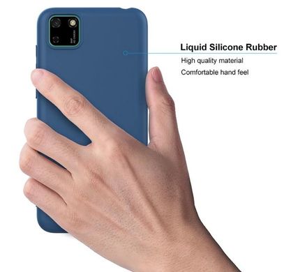 Чехол Silicone Cover Full Protective для Huawei Y5p - Dark Blue